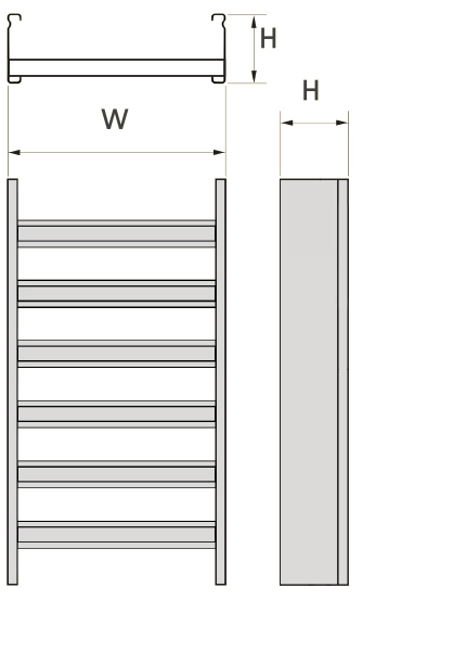 ladder tray section